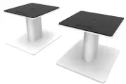 Kanto SP6HDW 6" Tall Universal Desktop Speaker Stand - Pair, White