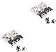 Tofficu 2 Sets 40pcs Locking Pin Backs Set Pin Backs for Locking Clasp Replacement for Clothes Shoes Bags Belts Made of Sturdy Metal Easy to Use