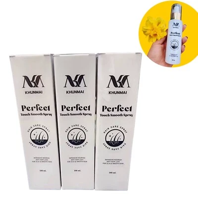 Khunmai Perfect Touch Smooth Nourishing Spray Anti-Hair Loss Fall Scalp 3x100ml
