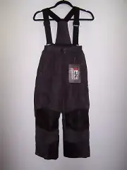 NWT - WEATHERPROOF 32Degrees Zip Off Suspender Snow Pants - Youth S (7-8)