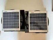 Exhaust Attic Fan 365 CFM 5 Watt 12 V Solar Powered Roof Mounted Air Ventilation