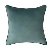 [Florabelle Living] 45cm Throw Cushion Teal Velvet