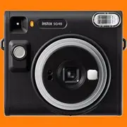 FUJIFILM INSTAX SQUARE SQ40 Instant Film Camera (Black) - Brand New