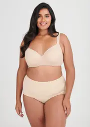 [Taking Shape] Taking Shape Soft Contour T-shirt Bra Size 16C in Nude - Plus Size Women's Lingerie Nude