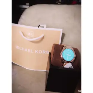 實拍 Michael Kors變色玫瑰金腕錶 三眼日曆黑色不鏽鋼帶女款腕錶 MK5940 5939 女錶