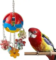 FidosFav Bird Parrot Chew Toy Ball Toys Colorful Durable Hanging Bird Toys Acrylic Parrot Cage Bite Toy Parrotlet Budgie Quaker African