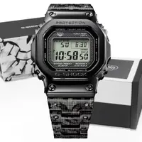 在飛比找PChome24h購物優惠-CASIO 卡西歐 G-SHOCK藝術家聯名 太陽能藍芽全金