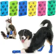 Dog Paw Protectors, Disposable Dog Shoes, Outdoor Dog Socks Anti Slip, Self A...