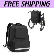 Lightweight Insulated Wheelchair Bag for Essentials - Adjustable Fit 12x8x18