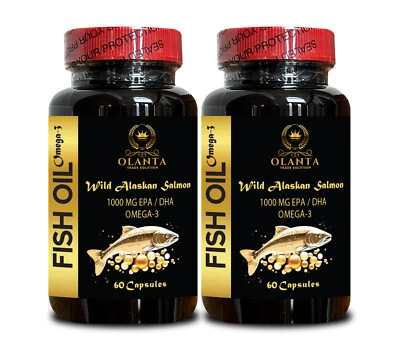 Alaskan Salmon Oil Omega 3 – Omega 3 Supplement for Healthy functionality - 2Bot