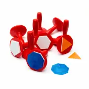 Geometric Shape Stampers (Red)