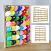 Wooden Thread Holder 48/54 Spool Wooden Thread Rack Wall Mounted Sewing--