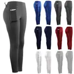 WOMEN YOGA PANTS FITNESS RUNNING GYM STRETCH SPORTS LEGGINGS