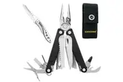 Leatherman Charge Plus Stainless Steel Multi-Tool & Nylon Sheath & Skeletool Kb
