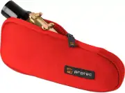 Baritone Saxophone Neoprene Mouthpiece Pouch w/ Zipper Closure-Red Model N277RX