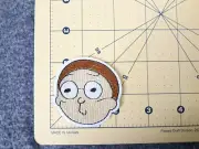 Rick and Morty Goofy Lip Morty Iron On Sewing Patch