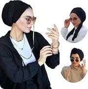 [para life] Dubai Turban-Turbans for Women-Hijab for Women|Hair Wraps-Head Wraps for Women|Hijab Undercap-Caps-Instant Hijab