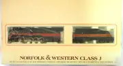 41-0658-A4 Bachmann Norfolk Western Class J Smoke Steam Locomotive