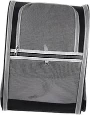 BUGUUYO Folding Pet Travel Bag Breathable Comfortable for Dogs Cats Compact Pet Backpack for Outdoor Use Random Color