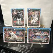 2024 Topps Holiday Snowflake Arizona Diamondbacks Team Set 4 Cards