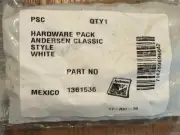 Andersen Casement Window Hardware Classic Style White 1361536 New