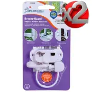 x2 Dreambaby Breezz-Guard Keyless Window Restrictor