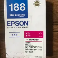 在飛比找蝦皮購物優惠-現貨 免運費 Epson 188原廠墨水匣 紅色