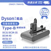在飛比找蝦皮商城優惠-適用Dyson DC45 TypeB電池 戴森吸塵器電池 D
