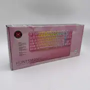 Razer Huntsman V2 TKL Keyboard Linear Optical Switches - Quartz Pink ‎RZ03-0394