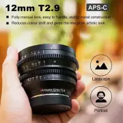 7artisans 12mm T2.9 Wide Angle Large aperture APS-C Cine Lens for panasonic L