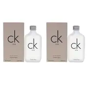 CK One by Calvin Klein for Unisex - 3.4 oz EDT Spray - Pack of 2