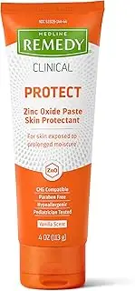 Medline Remedy Phytoplex Z-Guard Skin Protectant Paste, 4 Oz, 12 Count