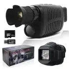5 X Zoom Monocular Night Vision Telescope Infrared Hunting Plastic Black Modern