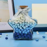 Artistic Bottle Decor Shiny Star Decorations Diy Origami Paper Stars Kit