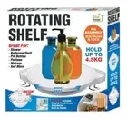 Rotating 360 Degree Kitchen Toilet Shelf Corner Bathroom Storage Rack Cabinet