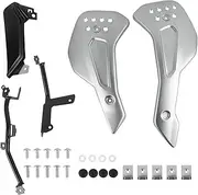 Motorcycle Mudguard Fit for Triumph Trident 660 2021-2023 Tiger Sport 660 Motorcycle Belly Pan Lower Engine Spoiler Cowls Set(Titanium)