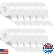 Fulmoon 12 Rolls Continuous Labels D30 Label Maker Tape 15 mm x 4 M/ 0.59'' x