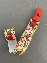 Baby Dummy Clips Pacifier Chain Soother Holder Dummie Strap Christmas