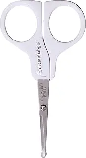 Dreambaby Baby Safety Nail Trimmer Scissors - with Rounded Tip & Comfortable Handles - White