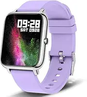 Smart Watch for Women Men, Popglory Smartwatch with Blood Pressure, Blood Oxygen, Sleep Monitor, Fitness Tracker with Heart Rate Tracking/Pedometer/Calories, Full Touch Fitness Watch for Android iOS