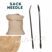 1 Sack Needles Packing Hand Sewing Packing Straight Curved Point Hemp Wool Bag