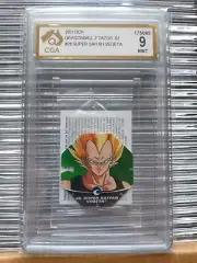 DBZ Dragon Ball Z 2001 SEALED Tazo Dizk CGA 9 Series 2 28/60 Super Saiyan Vegeta