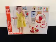 Hape Pepe Pull Along Wooden Spotted Dog Toy for Toddlers Toy New