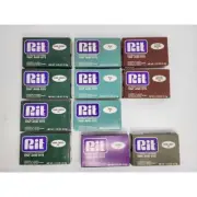 RIT Powder Dyes Bundle Old Formula Dark Green Teal Pearl Cocoa Purple - 11 Boxes