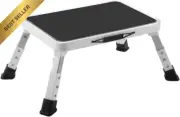 Folding Step Stool, Adjustable, Four-Legged for Adults & Kids, Multi-Use