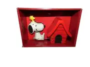 Snoopy Woodstock Salt & Pepper Shakers Peanuts Dog House Super Cute New in Box