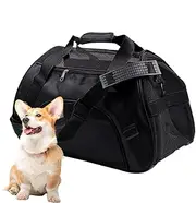 Pet Travel Company, Cat Carrier | Foldable Dog Cat Carrier Bag | Portable Breathable Carrying Case with Adjustable Shoulder for Puppy Kitten