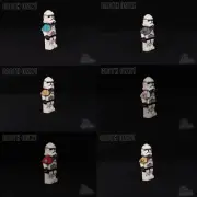 CUSTOM Pauldrons For Your Lego Stormtrooper or Clone trooper Cape Only -NEW