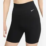 【NIKE 耐吉】NIKE DRI-FIT ONE 女款高腰 18 公分自行車短褲 DV9023-010 尺寸:M