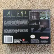 Alien 3 SNES Super Nintendo Custom Box - NEW